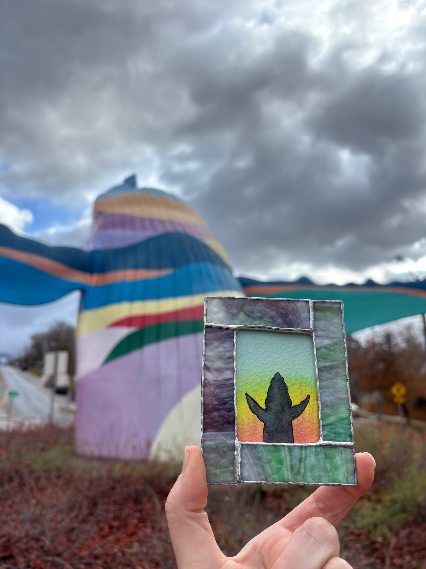 Framed 9th and 9th Whale! Collab with Kapowder