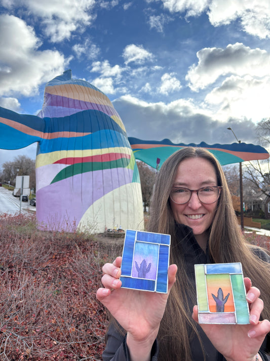 Framed 9th and 9th Whale! Collab with Kapowder